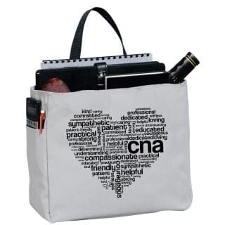 CNA Heart Tote Bag