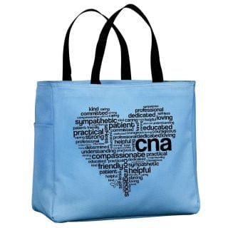 CNA Heart Tote Bag