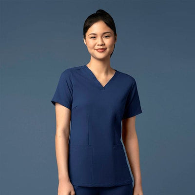 Thrive Women's Fitted 3-Pocket V-Neck Scrub Top-6122