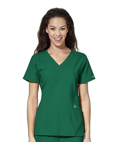 Wmns Stylized V-Nk Top 6155 – Sophisticated Scrub Boutique