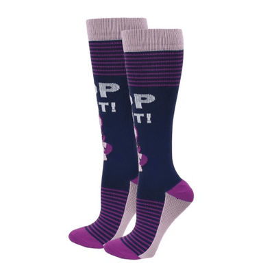 Animal Pals "HOP To It" Fashion Compression Sock-89584 - Sophisticated Scrub Boutique