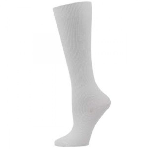 Solid White Compression Socks - Regular - 01650 - Sophisticated Scrub Boutique