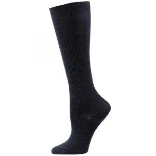 Solid Black Compression Sock- XL - 01656 - Sophisticated Scrub Boutique